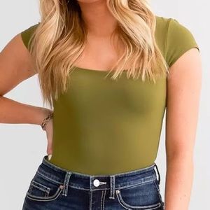 Free People square neck Bodysuit